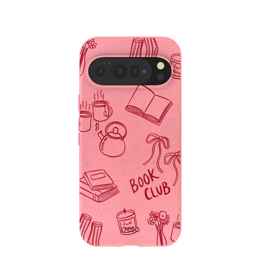 Bubblegum Pink Book Club Google Pixel 10 Pro XL Case