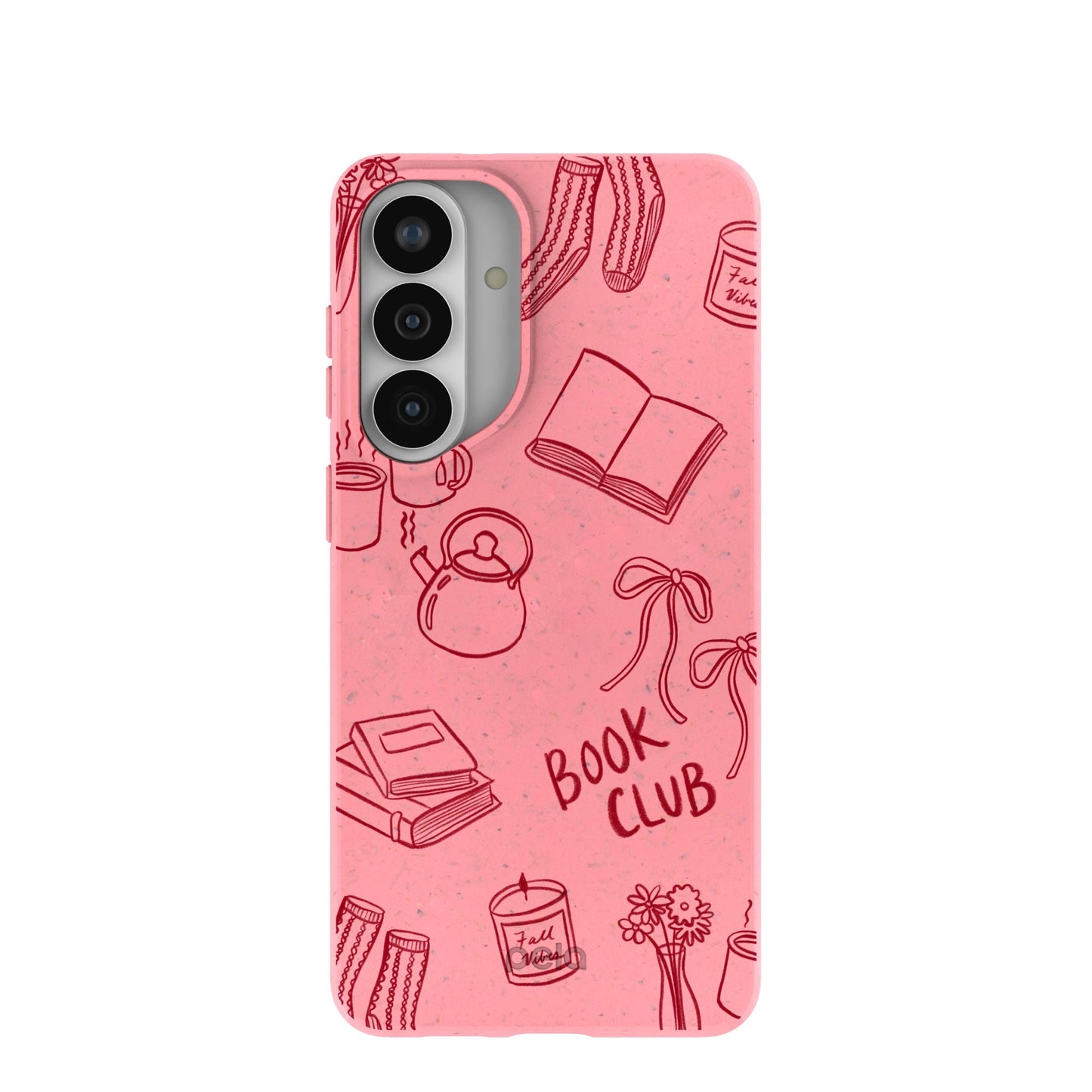 Bubblegum Pink Book Club Samsung Galaxy S26+(Plus) Case
