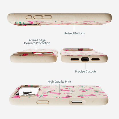 Seashell Boots N Flowers iPhone 17 Pro Max Case