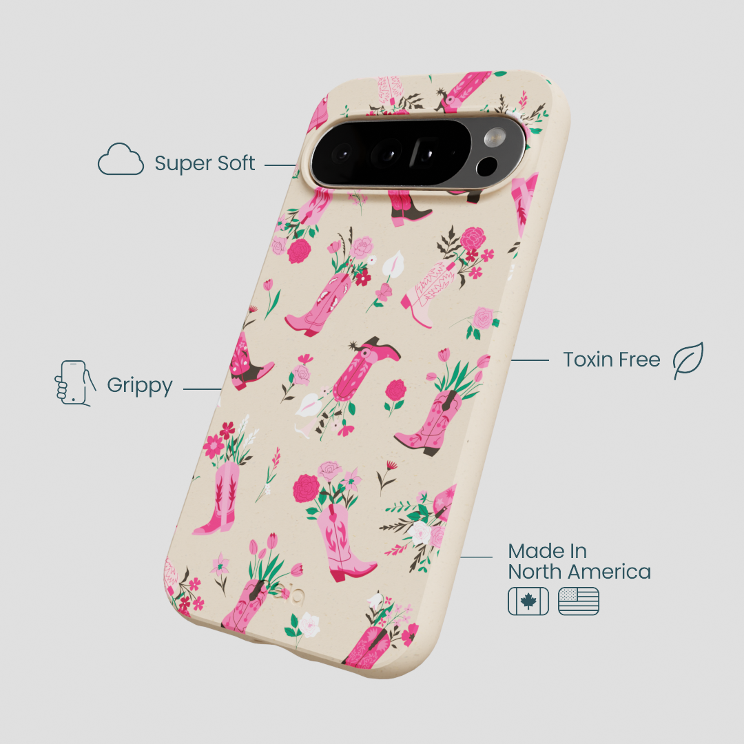 Seashell Boots N Flowers Google Pixel 10 Pro XL Case