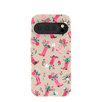 Seashell Boots N Flowers Google Pixel 10/10 Pro Case
