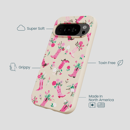 Seashell Boots N Flowers Google Pixel 10/10 Pro Case