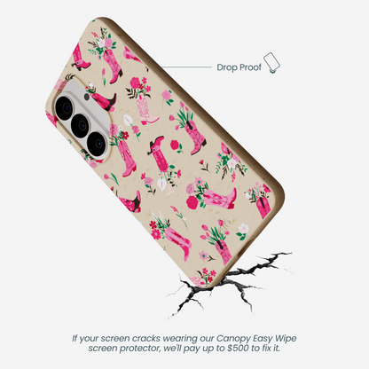 Seashell Boots N Flowers Samsung Galaxy S26 Case