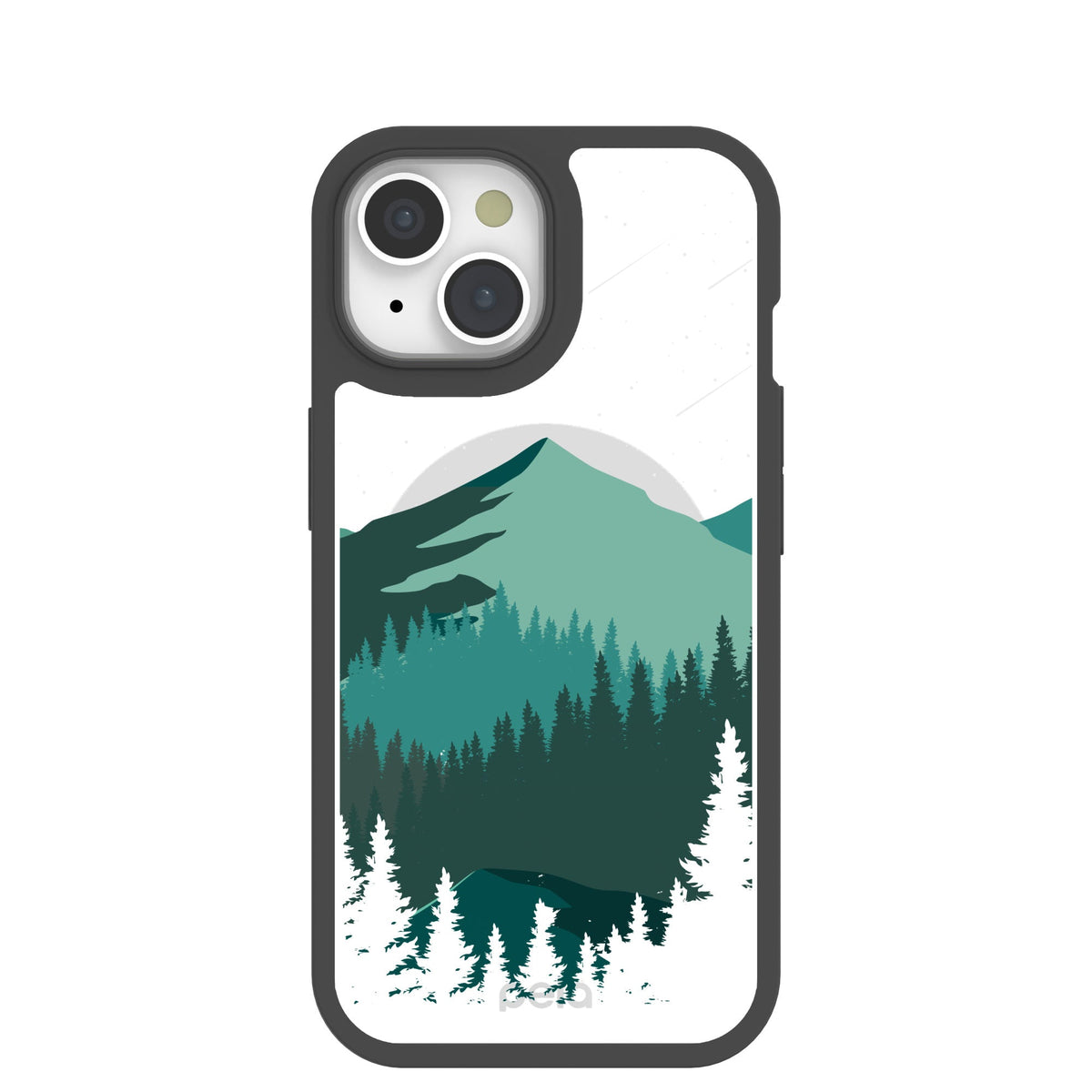 Clear Boreal iPhone 15 Case With Noir Ridge (MagSafe included)