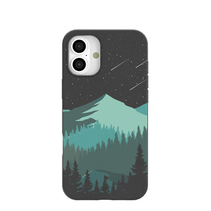 Black Boreal iPhone 16 Plus Case