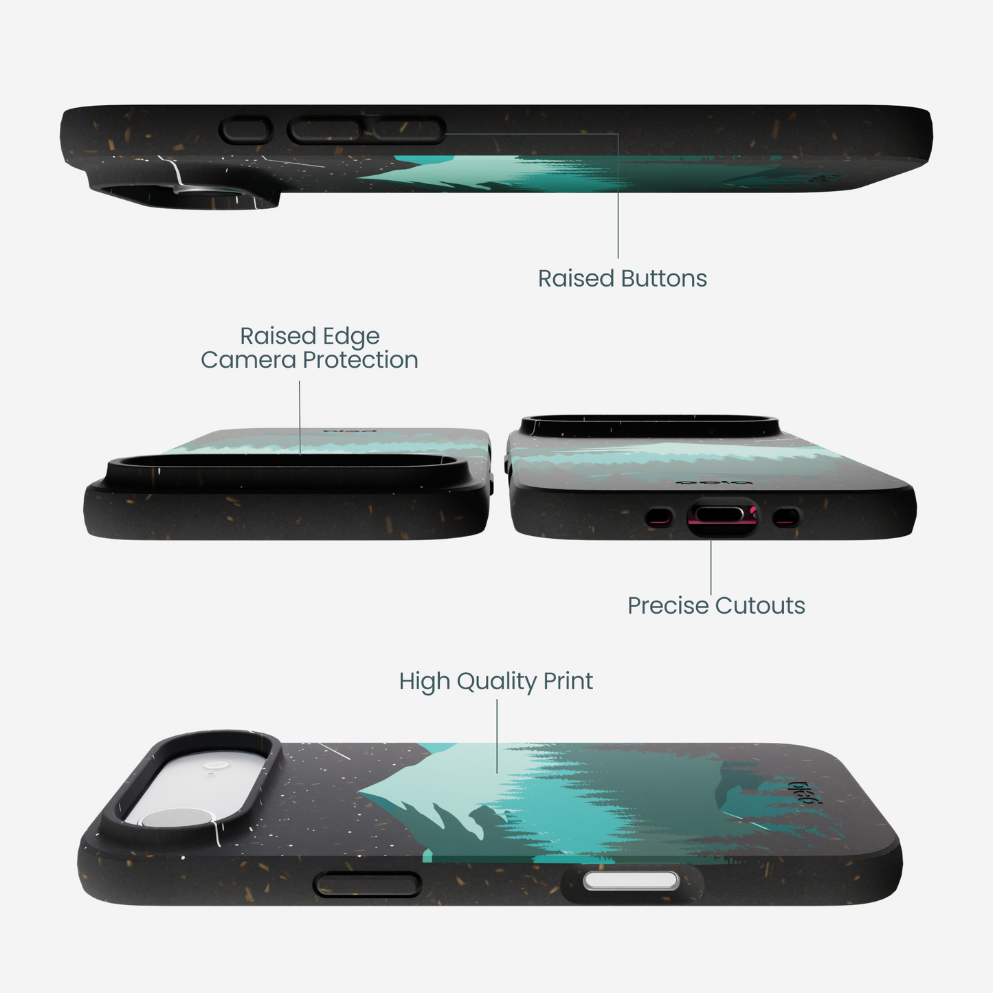 Black Boreal iPhone Air Case