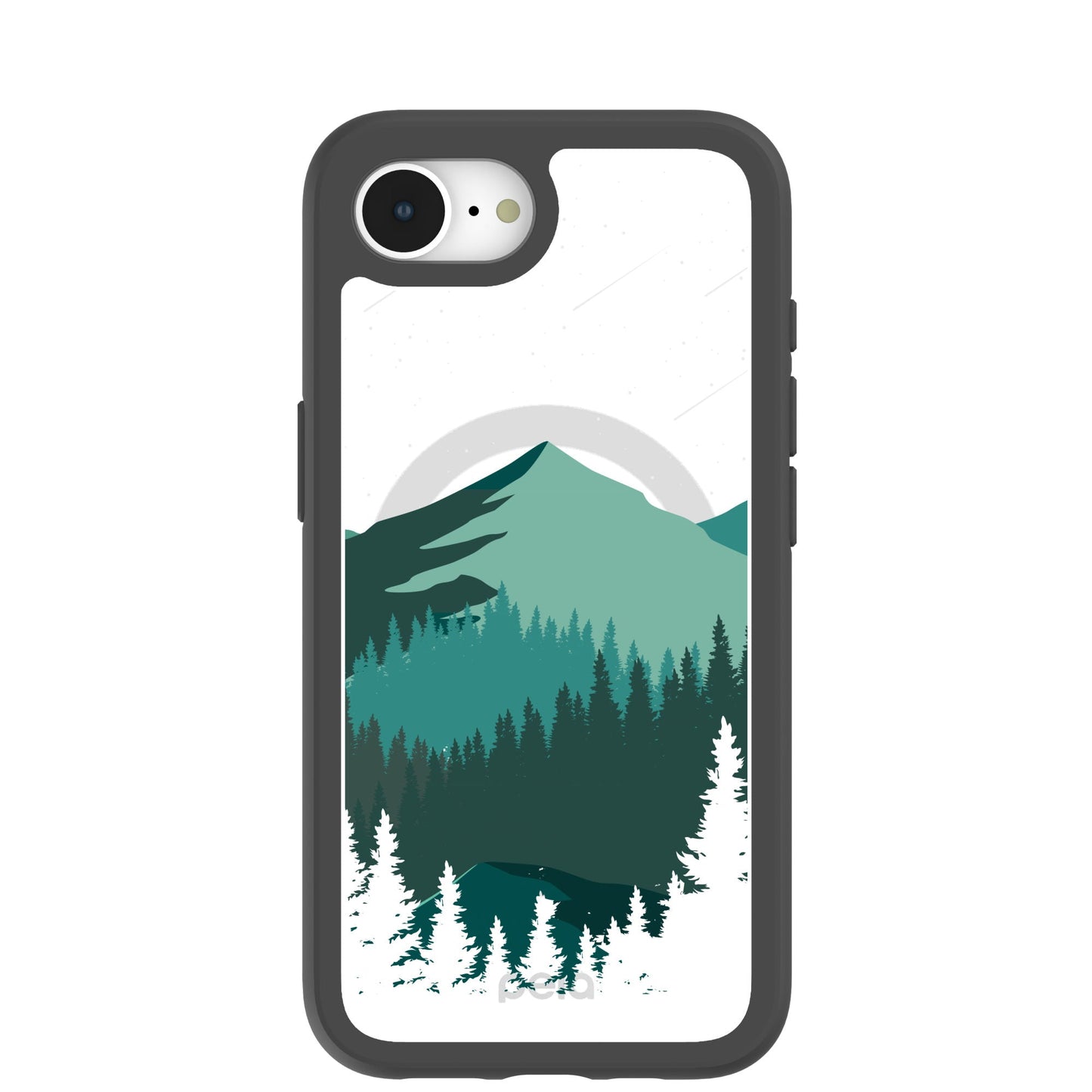 Clear Boreal iPhone 16e/17e Case With Noir Ridge (MagSafe included)