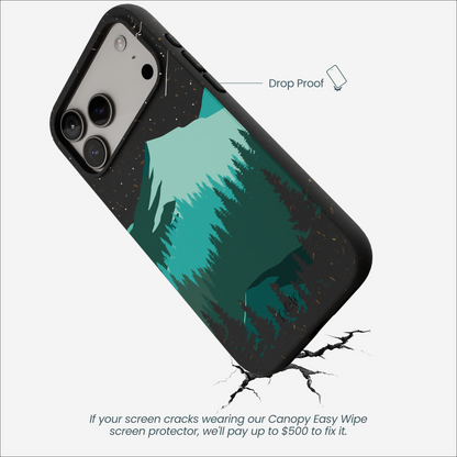 Black Boreal iPhone 17 Pro Max Case