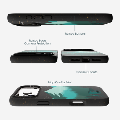 Black Boreal iPhone 17 Pro Max Case