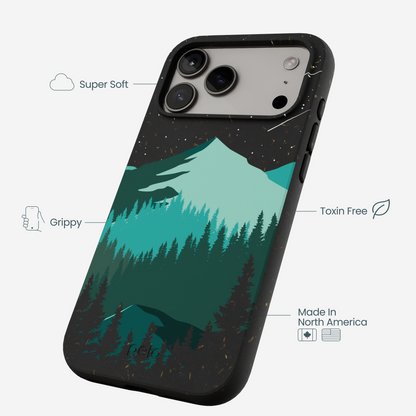 Black Boreal iPhone 17 Pro Max Case