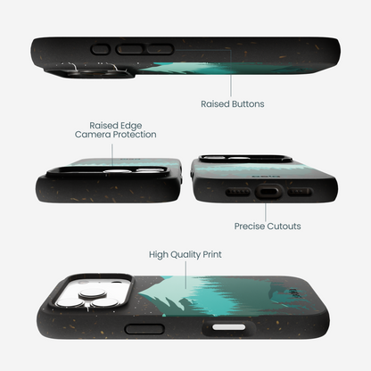 Black Boreal iPhone 17 Pro Case
