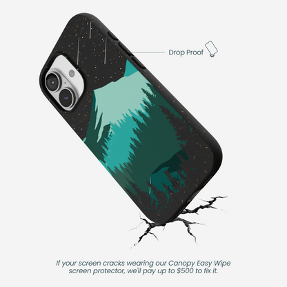 Black Boreal iPhone 17 Case