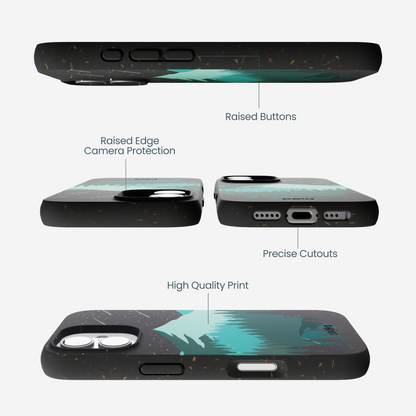 Black Boreal iPhone 17 Case
