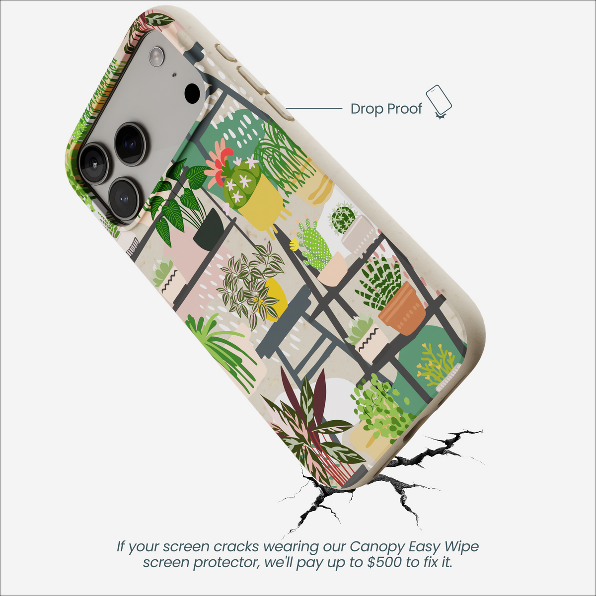London Fog Botanical Oasis iPhone 17 Pro Max Case