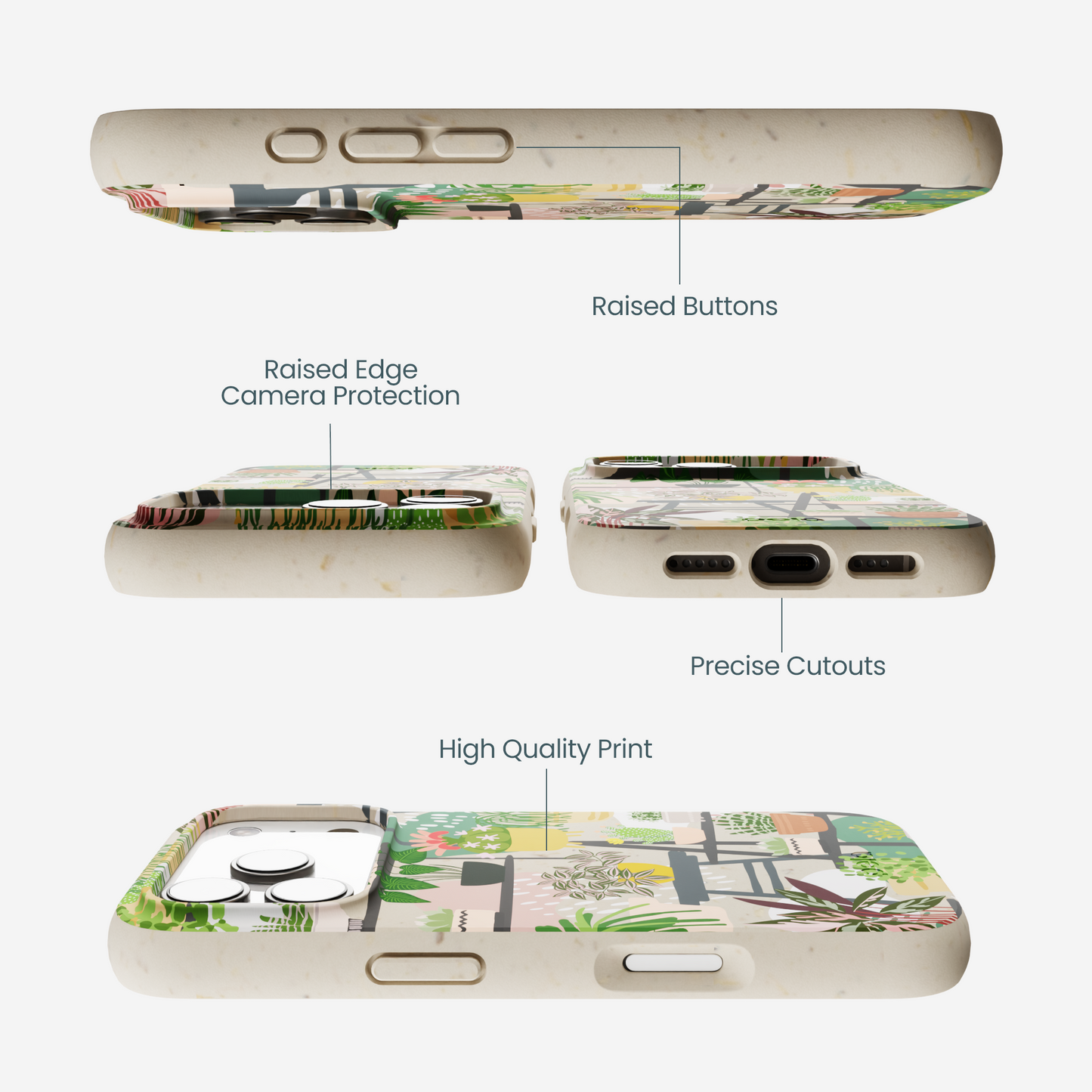 London Fog Botanical Oasis iPhone 17 Pro Case
