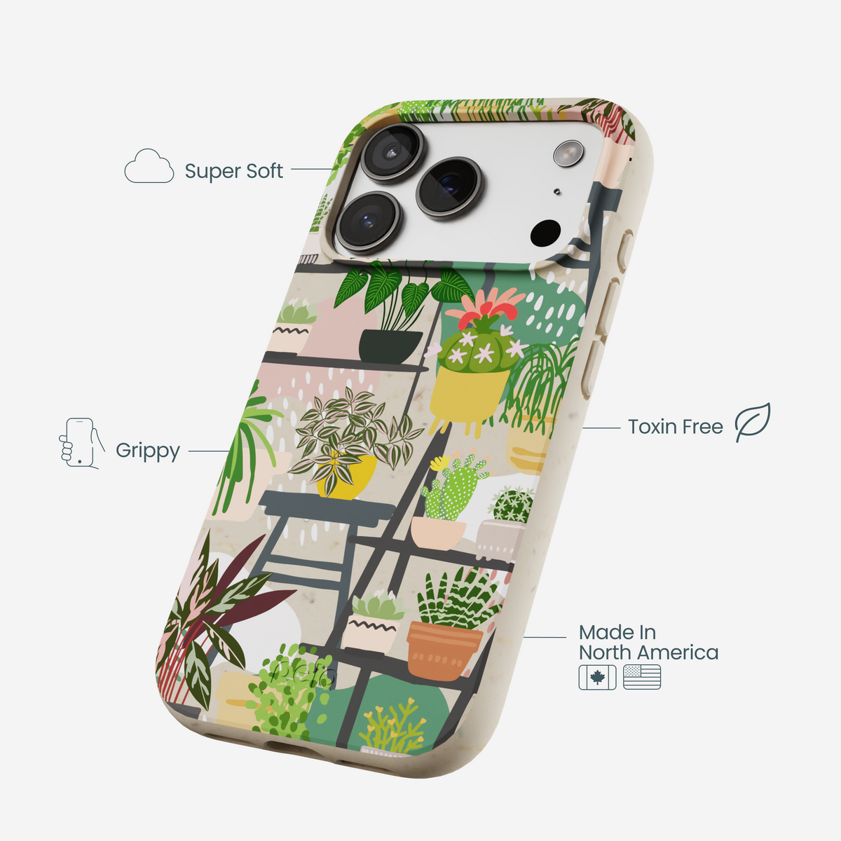 London Fog Botanical Oasis iPhone 17 Pro Case
