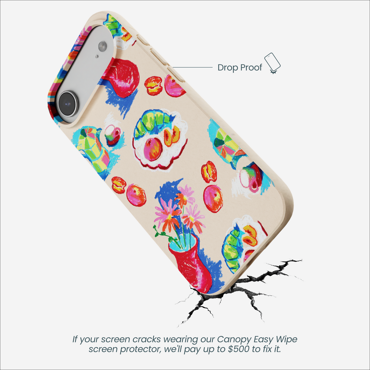 Seashell Breakfast in Venice iPhone Air Case