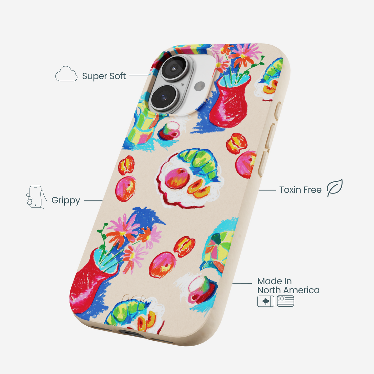 Seashell Breakfast in Venice iPhone 17 Case