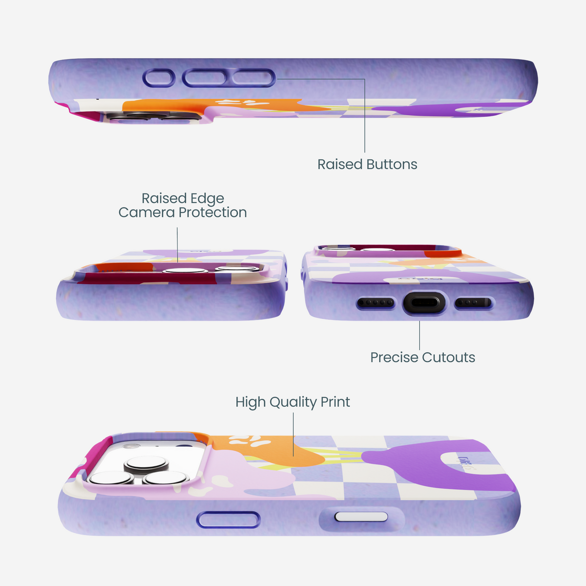 Lavender Bright Blooms iPhone 17 Pro Case