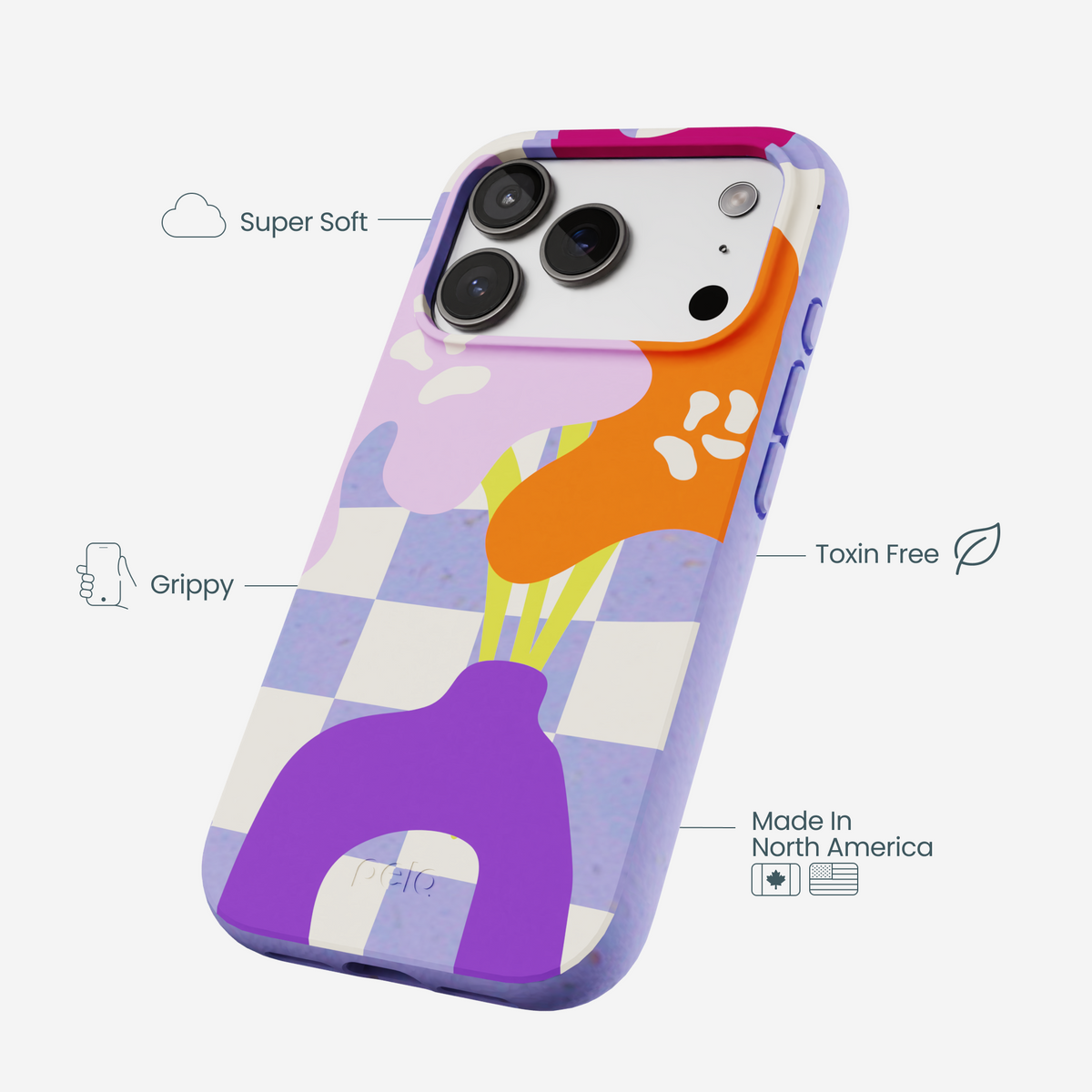 Lavender Bright Blooms iPhone 17 Pro Case