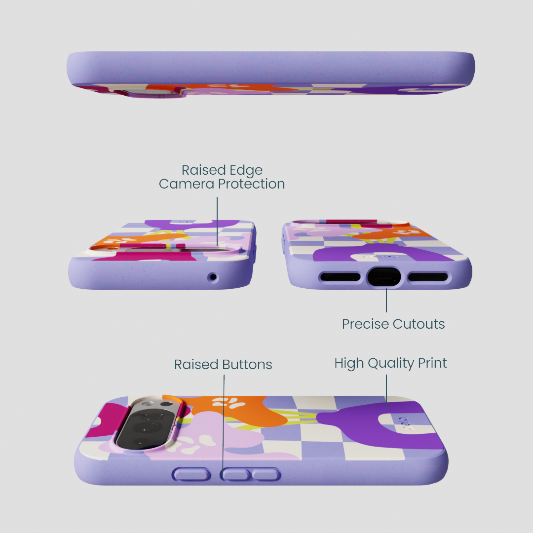 Lavender Bright Blooms Google Pixel 10/10 Pro Case