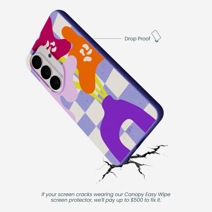 Lavender Bright Blooms Samsung Galaxy S26 Case