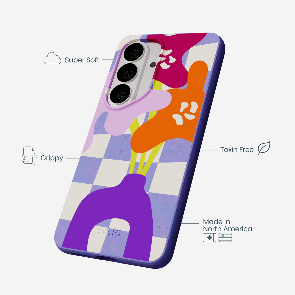Lavender Bright Blooms Samsung Galaxy S26 Case
