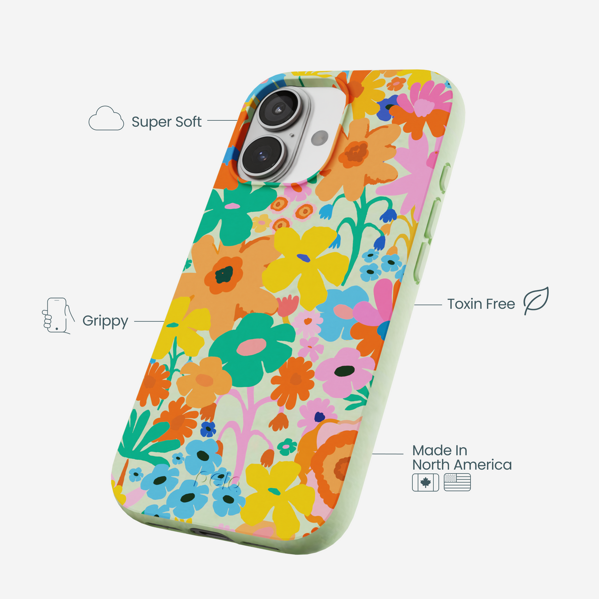 Sage Green Bright Spring iPhone 17 Case