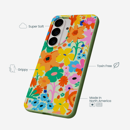 Sage Green Bright Spring Samsung Galaxy S26 Case