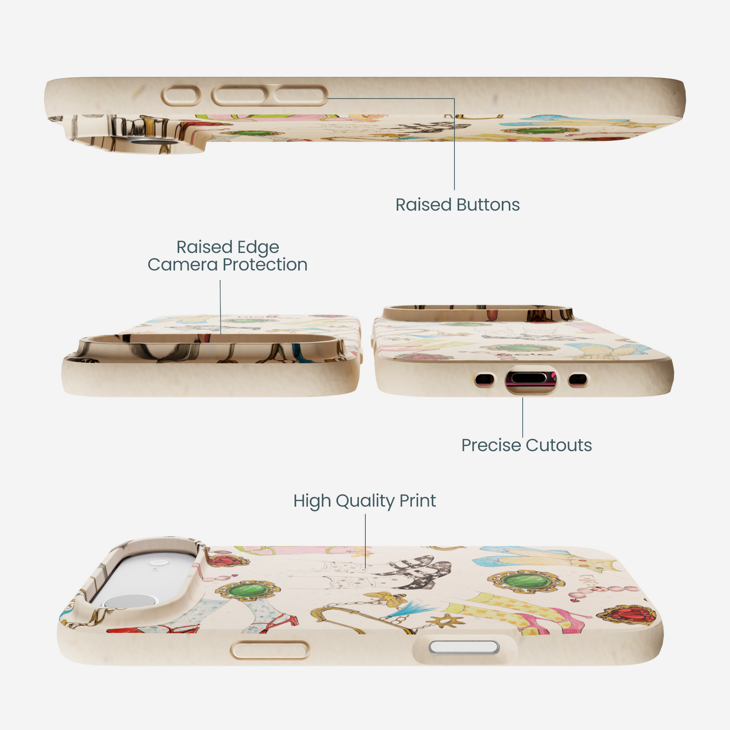 Seashell Brooch Parade iPhone Air Case