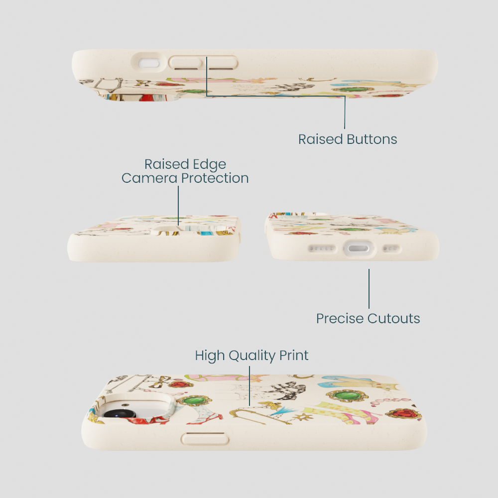 Seashell Brooch Parade iPhone 16e/17e Case