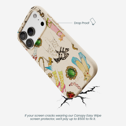 Seashell Brooch Parade iPhone 17 Pro Case