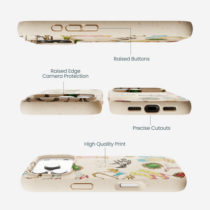 Seashell Brooch Parade iPhone 17 Pro Case