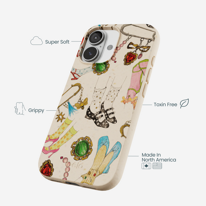 Seashell Brooch Parade iPhone 17 Case
