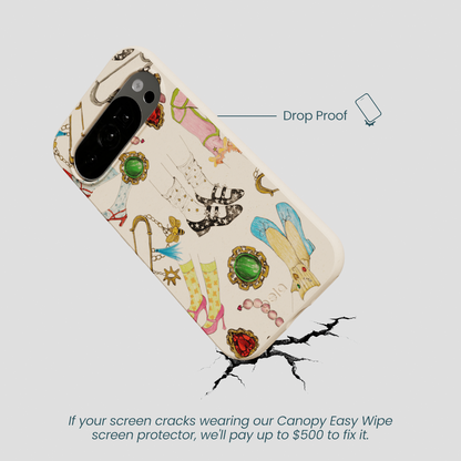 Seashell Brooch Parade Google Pixel 10/10 Pro Case