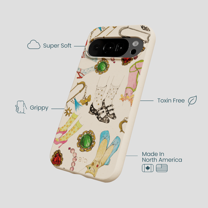 Seashell Brooch Parade Google Pixel 10/10 Pro Case