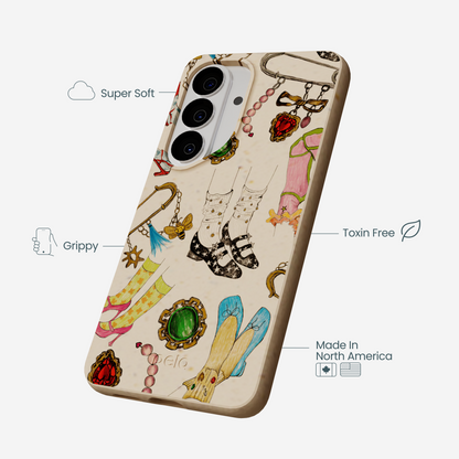 Seashell Brooch Parade Samsung Galaxy S26 Case