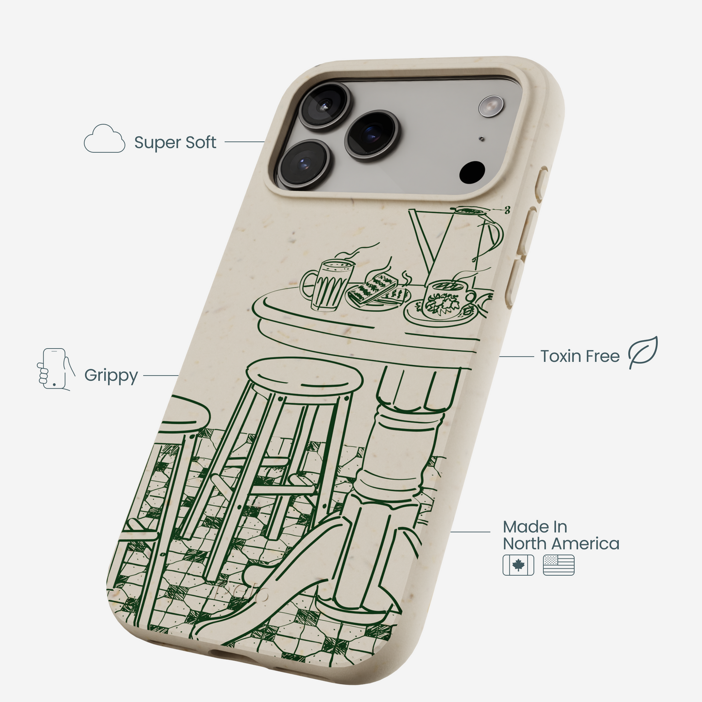 London Fog Brunch iPhone 17 Pro Max Case