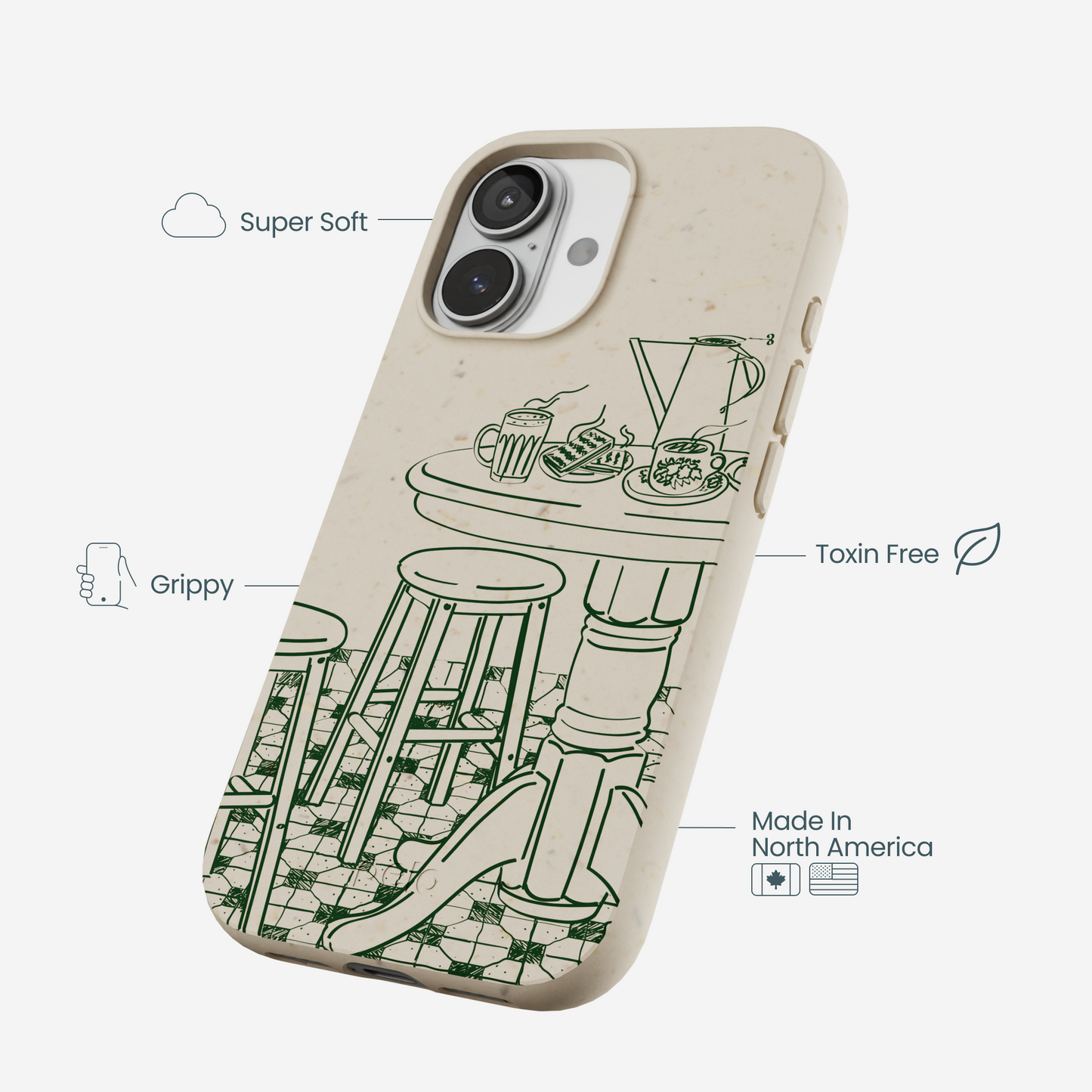 London Fog Brunch iPhone 17 Case