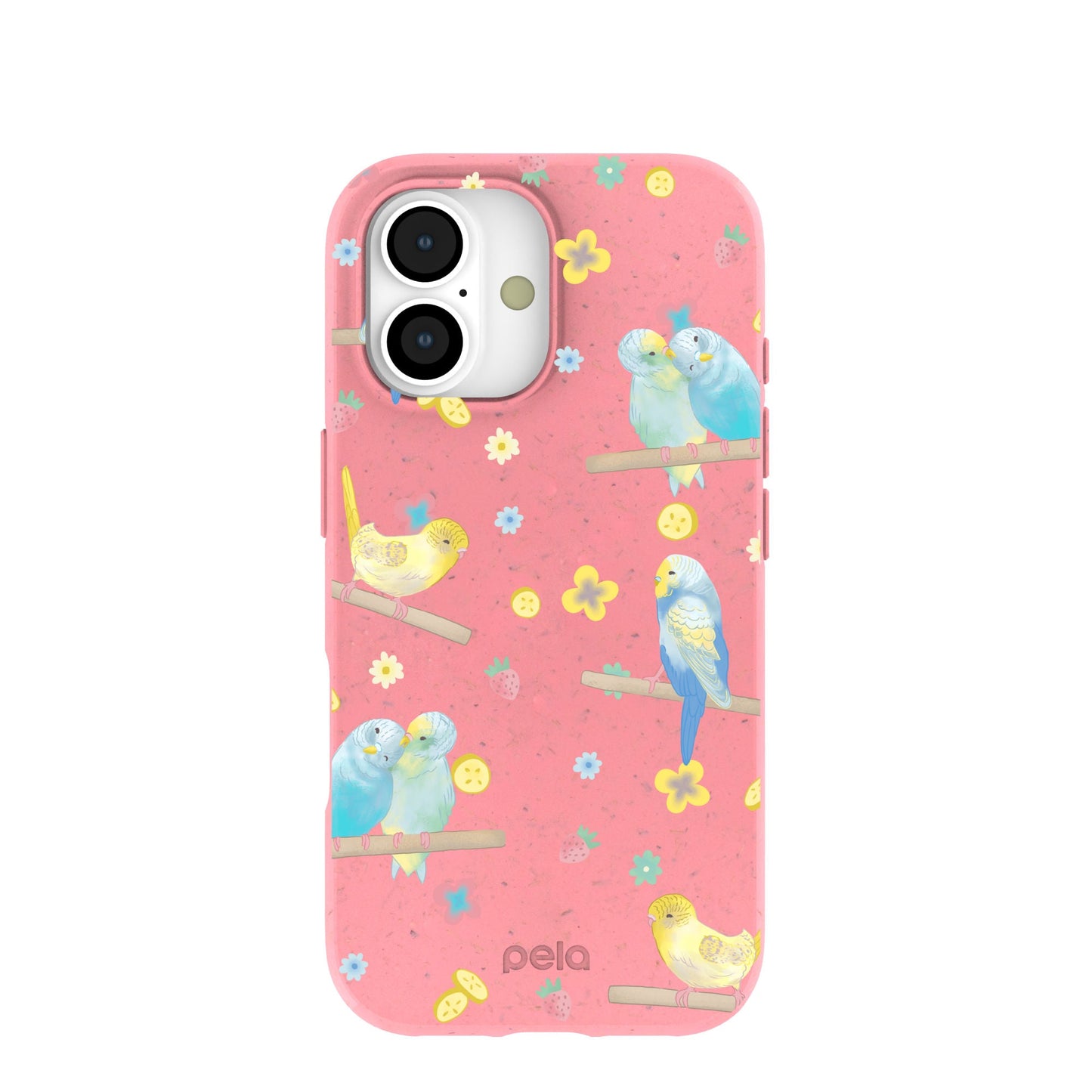 Bubblegum Pink Budgie Daydream iPhone 17 Case