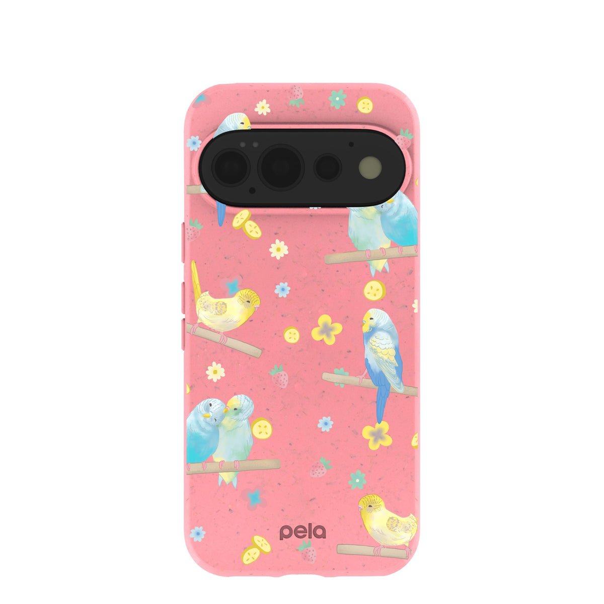 Bubblegum Pink Budgie Daydream Google Pixel 11 Pro Case