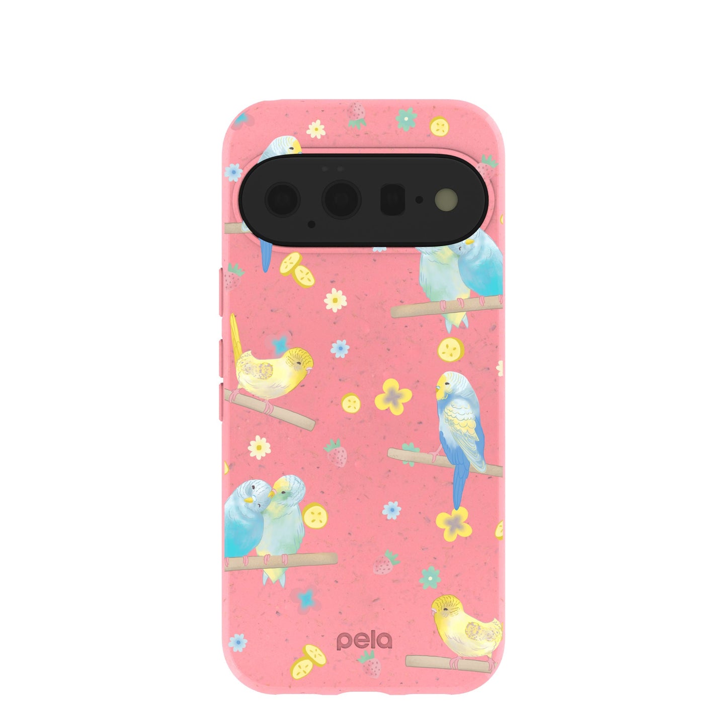 Bubblegum Pink Budgie Daydream Google Pixel 11 Case