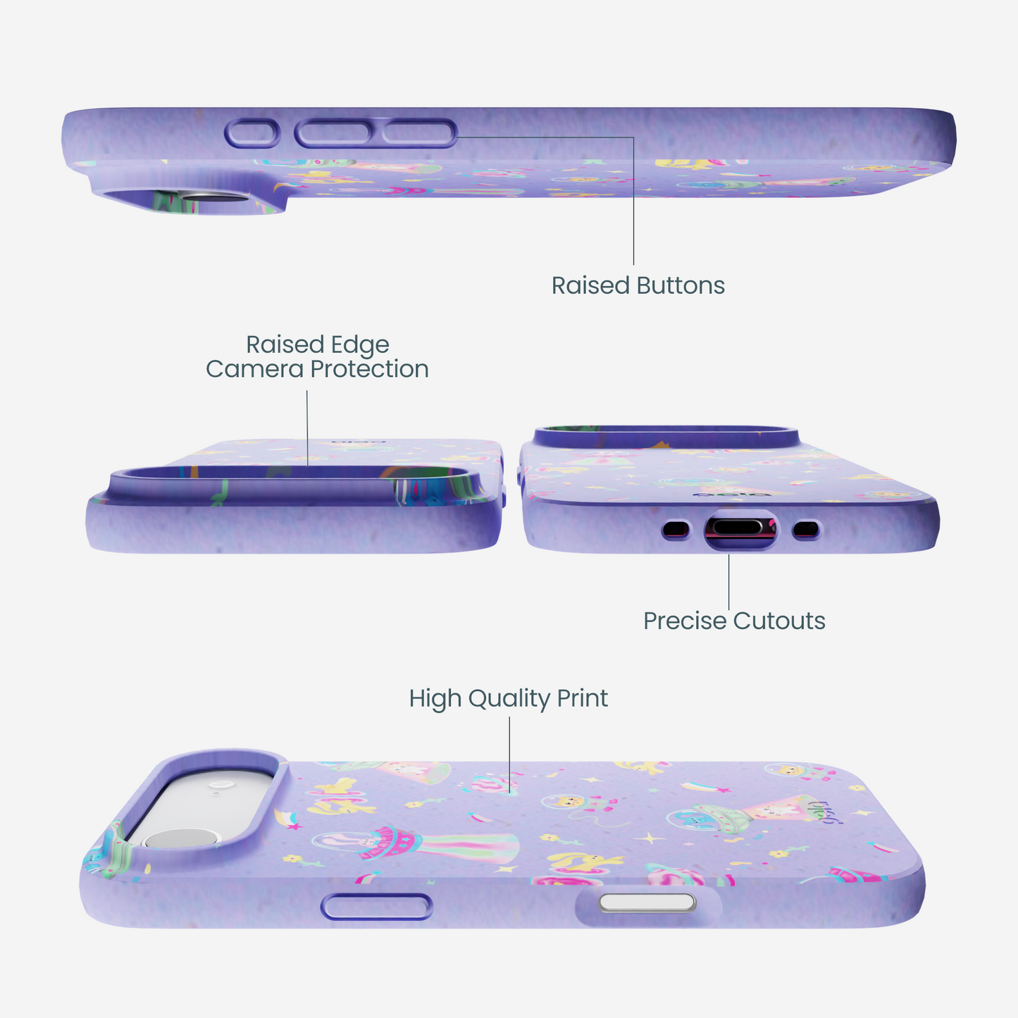 Lavender Bunny and Beyond iPhone Air Case