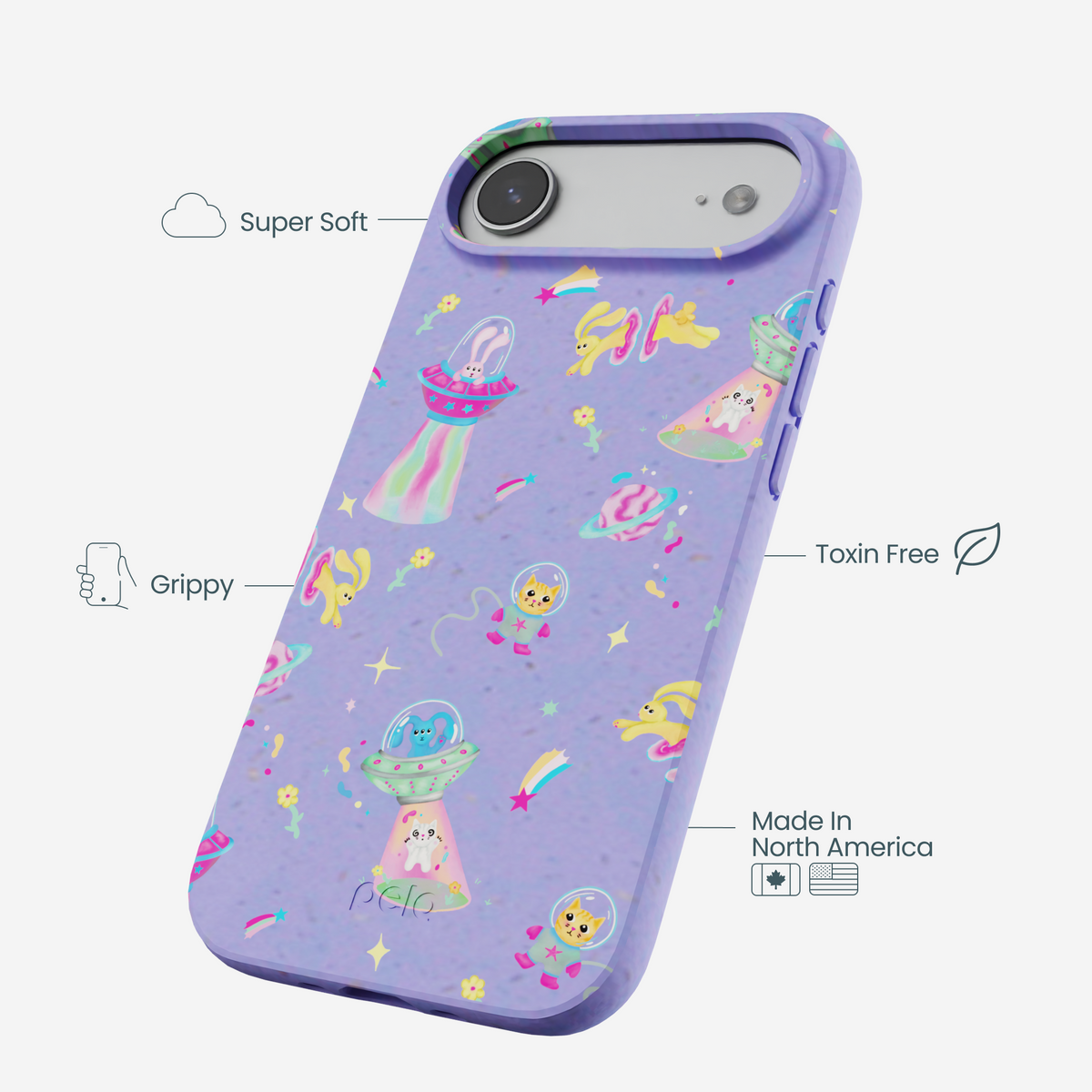 Lavender Bunny and Beyond iPhone Air Case