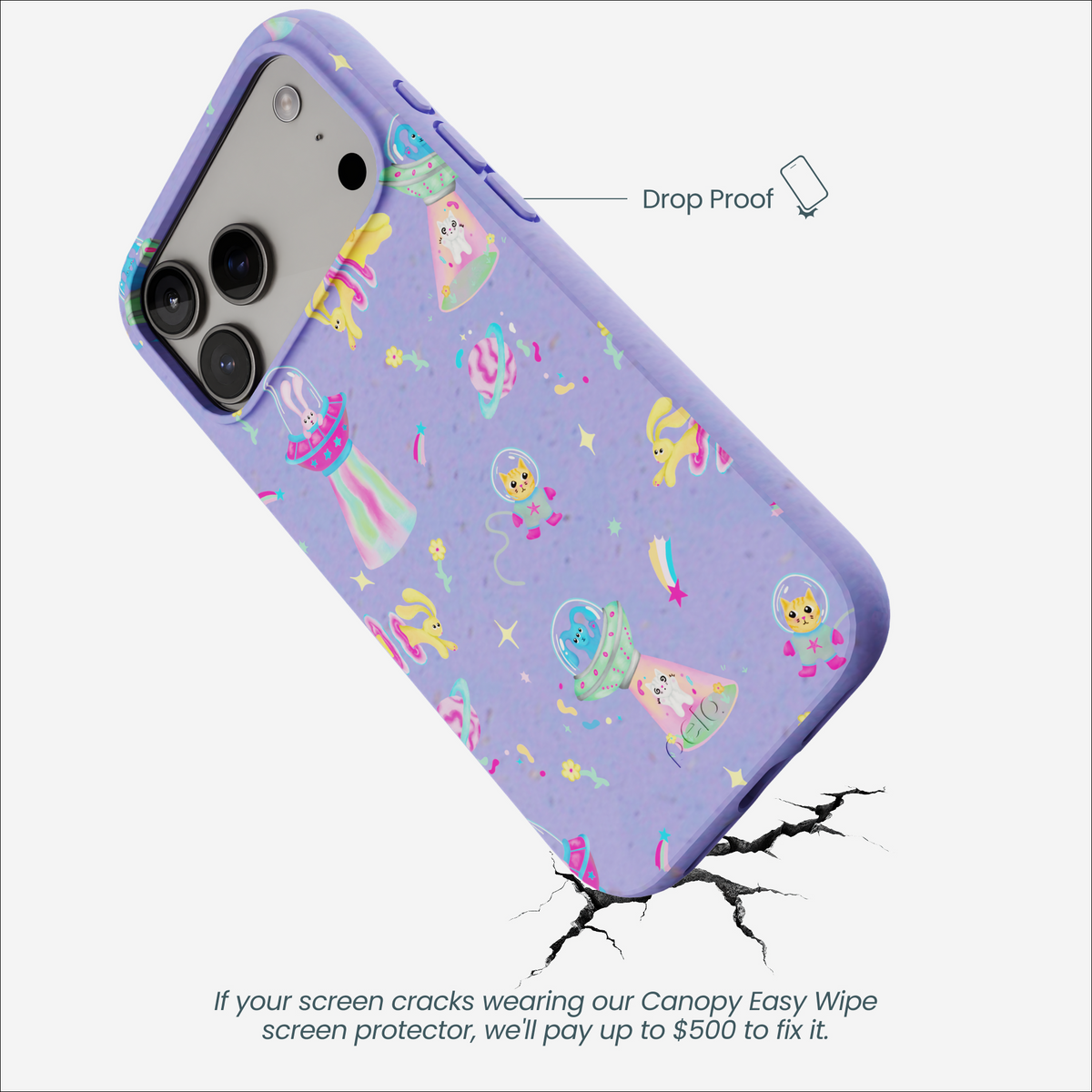 Lavender Bunny and Beyond iPhone 17 Pro Max Case