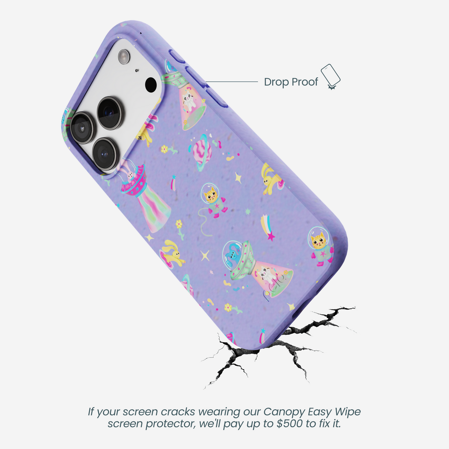 Lavender Bunny and Beyond iPhone 17 Pro Case