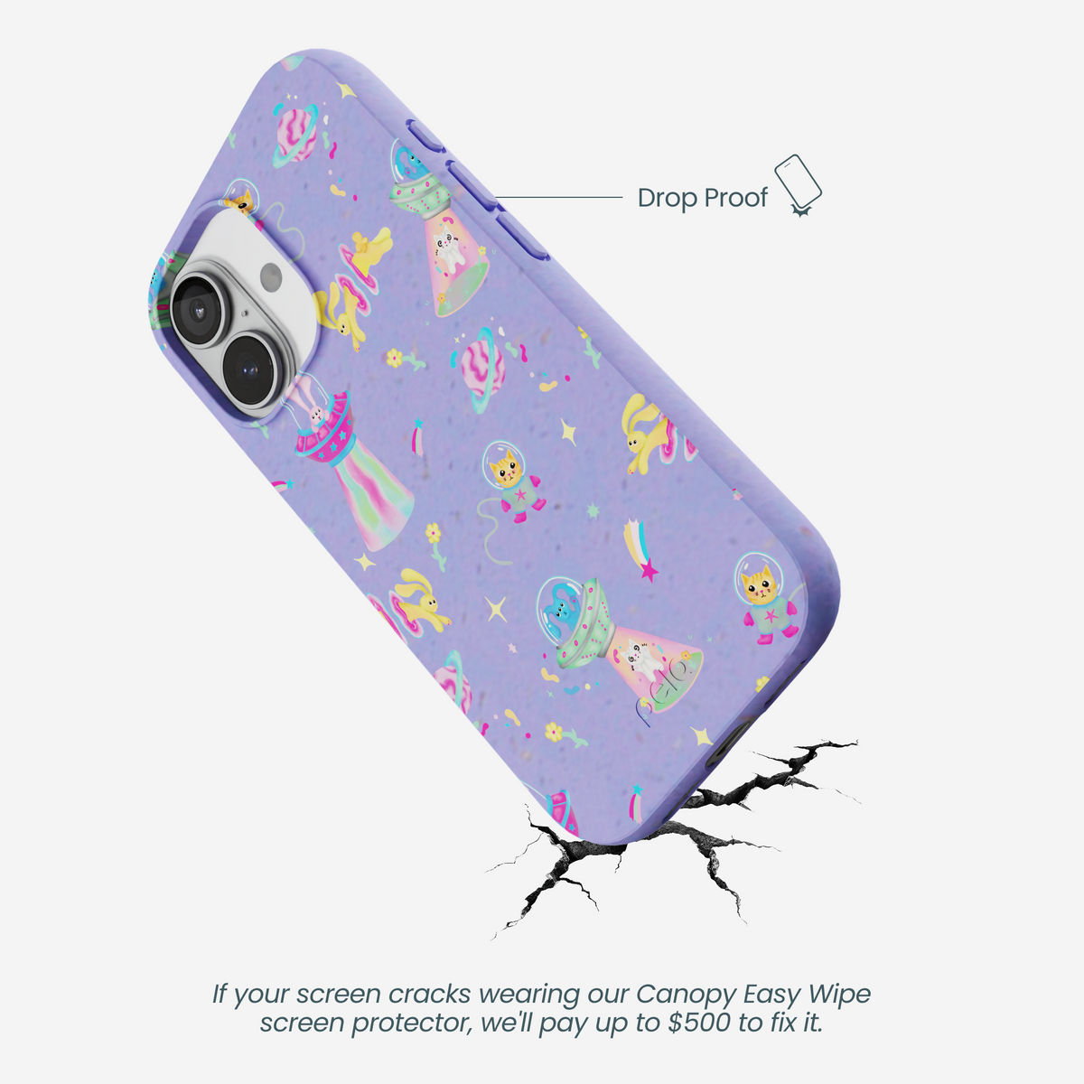 Lavender Bunny and Beyond iPhone 17 Case