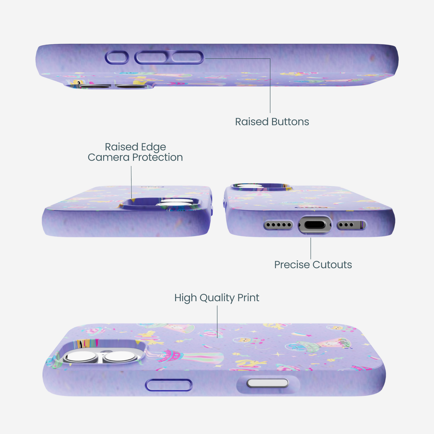 Lavender Bunny and Beyond iPhone 17 Case