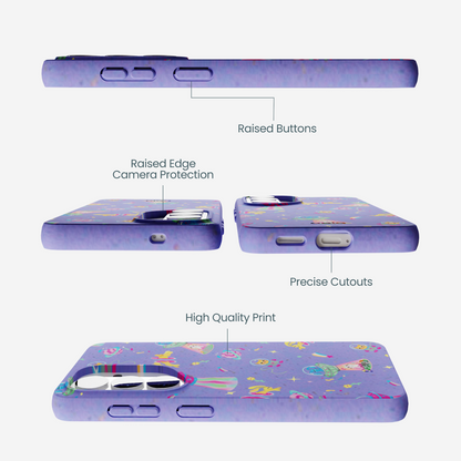 Lavender Bunny and Beyond Samsung Galaxy S26 Case