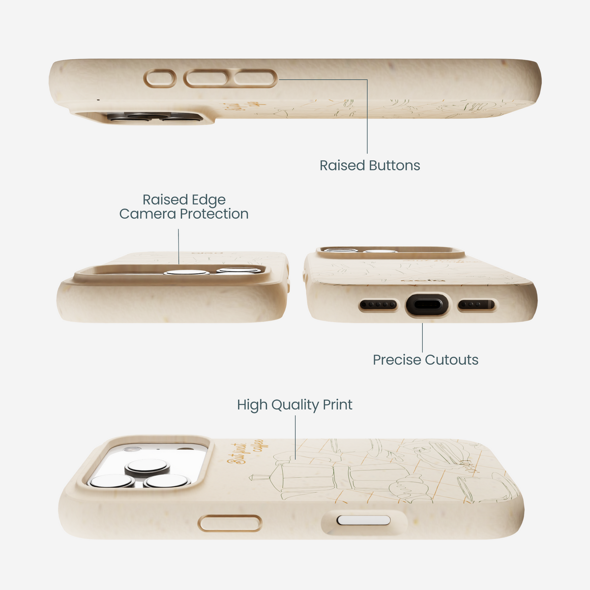 Seashell But First iPhone 17 Pro Case